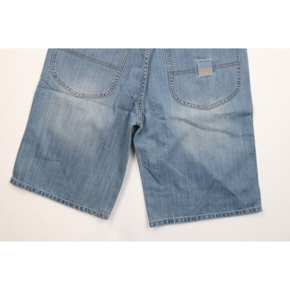 Deadstock Vintage 90s Marithe Francois Girbaud Mens 32 Baggy Denim Jean Shorts - Picture 10 of 11
